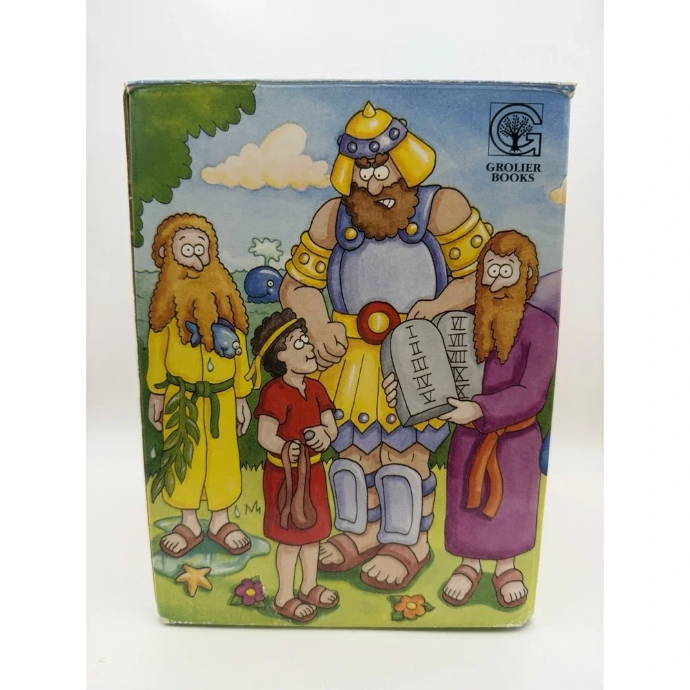 Grolier The Beginners Bible Flash Cards in Box Christian Kids Homeschool